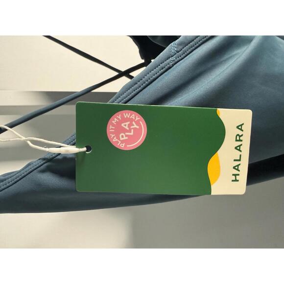 NWT Halara SoftlyZero Airy Crossover Ruched Lace Up Bodycon Dress Size Small - Picture 8 of 10